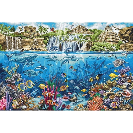 UPC: 4840746068218 | Counted Cross Stitch Kit Pirate Island L8036