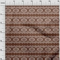 thumbnail image 2 of oneOone Cotton Flex Fabric Chevron & Triangle Block Print Fabric By Yard 40 Inch Wide, 2 of 4