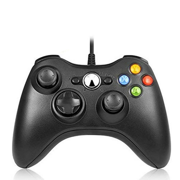 YCCSKY Xbox 360 Controller, 360 Wired Controller 2.4GHZ Game Joystick  Controller Gamepad Remote for Xbox 360 Slim Console & PC Windows 7,8,10  (Noir) 
