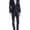 Navy, variant on Creative by Adam Baker Men's CT101 2 Piece Slim Fit Suit - Black - 44R