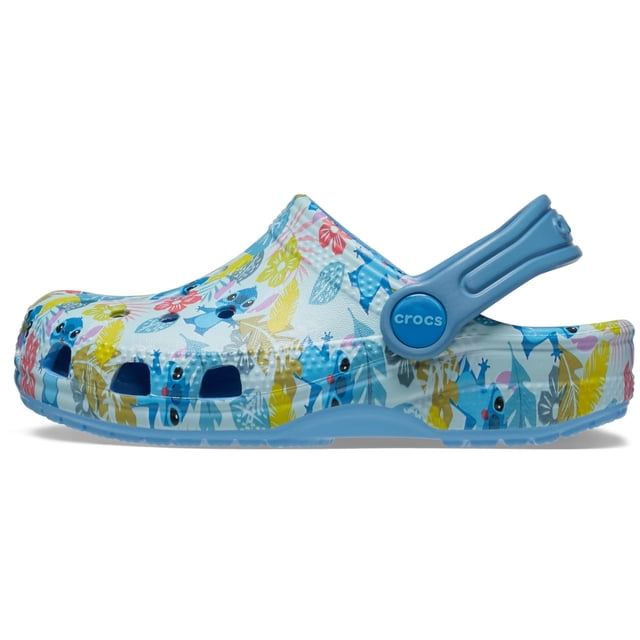 Crocs Kids Zuecos Clásicos Stitch para Niños EVA Punta Redonda Talla 9 para Niños Pequeños