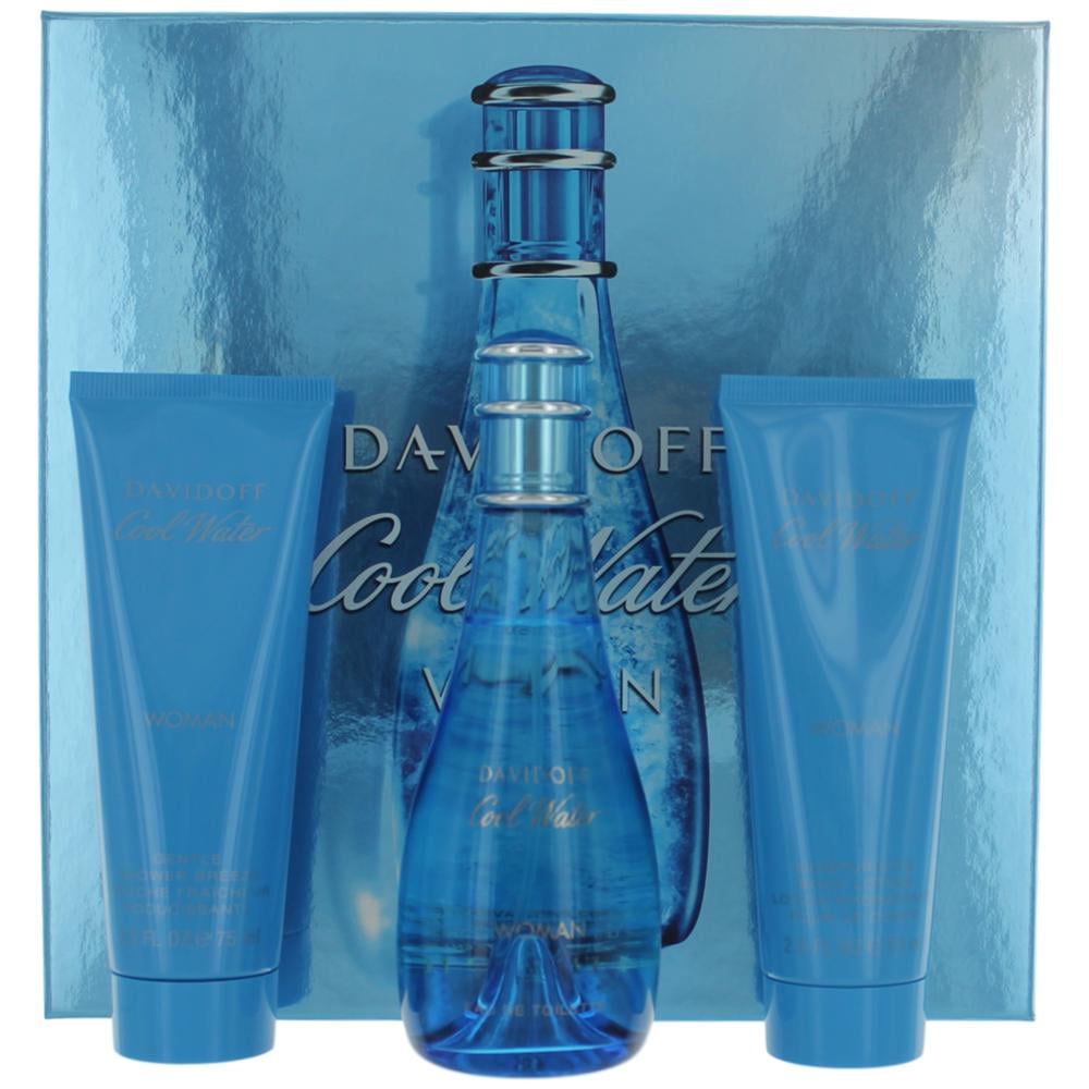 Cool Water by Davidoff Women's Perfume Gift Set - Includes Eau De