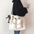 thumbnail image 3 of Bolso bandolera Hugo de lona impermeable blanco, 3 of 10