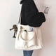 thumbnail image 3 of Bolso bandolera Hugo de lona impermeable blanco, 3 of 10