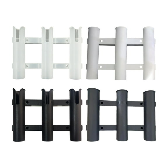 Fishing Rod Holder Bracket, Tube 3 Rod Rack, Fishing Rod for Boat Kayak Garage Storage or Truck