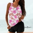 thumbnail image 7 of cocolona Womens Tankini Swimsuits Fashion Floral Print Two Piece Modest Bathing Suits Summer Vacation Beach Swimwear Sets, 7 of 7