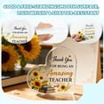 thumbnail image 3 of Teacher Appreciation Gifts Acrylic Heart Plaque, End of Year Teacher Thank You Gift,  Desk Decor Keepsake & Paperweight（Style 4）, 3 of 8