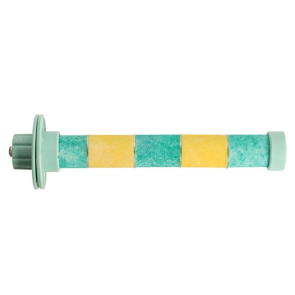 HEVIRGO Parrot Perch Stand Toy Grinding And Pressing Anti-rust Washable Great Friction Rough Surface Rest Frosted Texture Trim Nails And Beak Parrot Perch Stick Parrot Supplies
