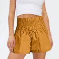 thumbnail image 4 of Pantalones de Yoga informales de Color sólido para mujer, pantalones cortos deportivos transpirables versátiles, pantalones calientes finos de cintura alta Fridja  fhjkhfk457821, 4 of 9