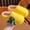 Yellow, variant on Kids Unisex Plush Slippers Closed Toe Warm Fleece Cartoon Dinosaur Home Shoes Toddler Boys Girls Cute Cozy Non-slip Indoor Winter Daily Wear