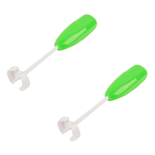 2PC Potato Fry Cutter Fruit Corkscrew Multifunctional Vegetable Corer 4 Size Interchangeable Head Vegetable Screwdriver Digging Kitchen Gadget Cooking Tool For Removing From Vegetables Green