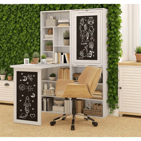 Office Desks Fold-out Convertible Office Desk, Wall Mount Computer Desk,Home Office Desks