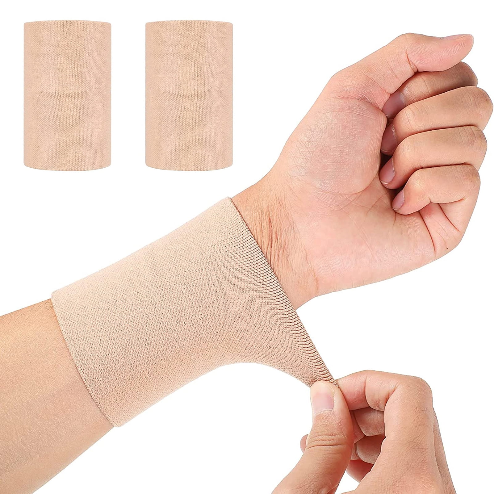 Tripumer 1 Pair Compression Wrist Sleeve Compression Wrist Brace Wrist