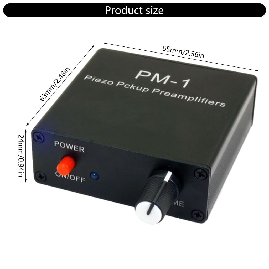 RYUJNDK Auditory Amplifier with Adjustable Sound TYPE C DC5V High Impedance Charging Preamplifier Circuit Enhances