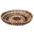 thumbnail image 2 of Stoneage Arts Inc 12" Brown and White Coconut Coin Handmade Bowl, 2 of 2