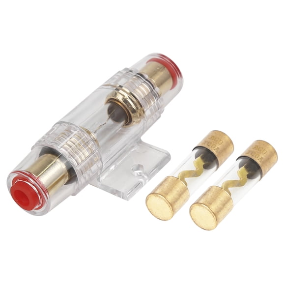 AGU Fuse with AWG In-Line Holder 4 6 8 Gauge 100 Amp for Car Audio Video Stereo