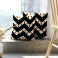 thumbnail image 6 of LALILO Throw Pillow Covers Zigzag Chevron Heart Art Backdrop Blue Cushion Cover 18" x 18", 4480 Pack, 6 of 6