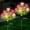 Rose Red, variant on 2 Pack Solar Garden Lights, Solar Flower Lights with Butterfly Outdoor, Waterproof Solar Powered Lights Decorative for Garden Yard Pathway Grave Landscape