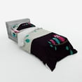 thumbnail image 3 of Ambesonne Cartoon Bedding Set 4 Pcs, Family of Owls, Queen, Multicolor, 3 of 3