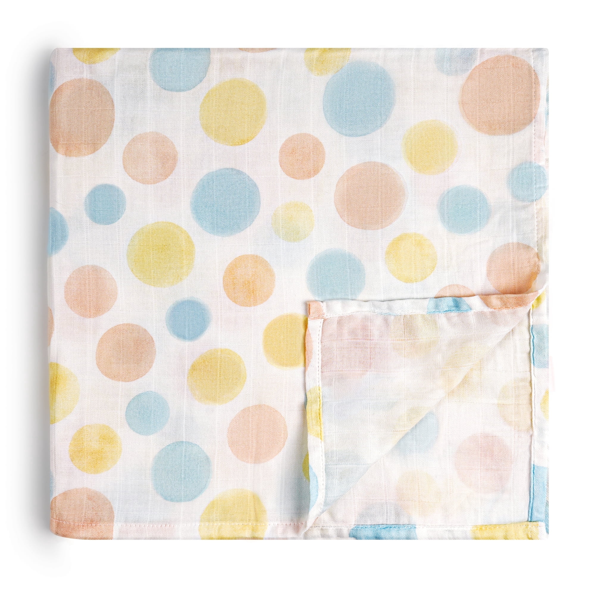 HECCEI Baby Muslin Swaddle Blankets 47" x 47", Unisex Bamboo Cotton Swaddle Blanket, Bubble Play