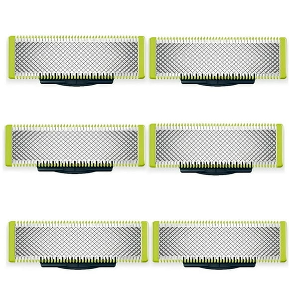 6 Replacement Blades For Philips Oneblade Shaver