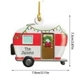 thumbnail image 2 of Christmas Car Ornament - Cute Cartoon Acrylic Hanging Pendant for Home Tree Decor, Car Interior, Christmas Party, Office & Holiday Hanging Decorations(A), 2 of 3