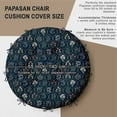 thumbnail image 3 of Replacement Papasan Cushion Cover 55 Inch - Waterproof, Tear-Resistant & Stylish - Fits Large Papasan Chair - Floral Pattern, 3 of 7