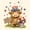 Brown Red, variant on Manfei Cute Highland Cow Twin Comforter Sets,American Flag Bowtie Bedding Set,Brown,Light Gray Reversible,2pcs,1 Comforter and 1 Pillowcase