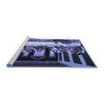 thumbnail image 2 of Ahgly Company Machine Washable Indoor Rectangle Persian Blue Traditional Area Rugs, 2' x 3', 2 of 4