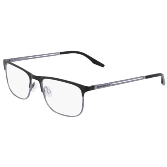 Converse CV1000 001 Men's Matte Black Rectangular Frame Eyeglasses