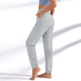 thumbnail image 6 of Stretchactive Quick Drying Pants Ultra Stretch Pants for Hiking Camping Slim Fit Athletic Pants with Zipper Pockets Light Gray 2XL, 6 of 6