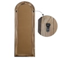 thumbnail image 3 of Solid Wood Full-Length Mirror 64"x21" for Living Room Bedroom,Weathered White, 3 of 6