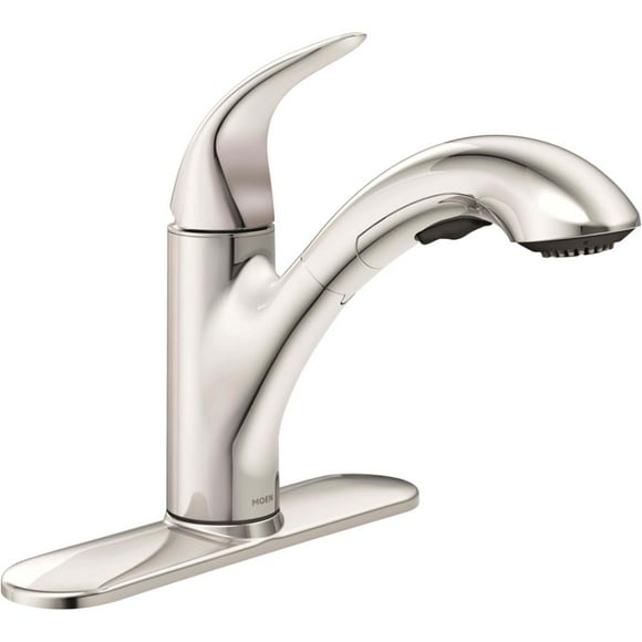 Medina Single Handle Pull-Out Kitchen Faucet - Chrome