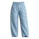 thumbnail image 5 of Neewe Womens High Waist Pants Wide Leg Ankle Casual Button Waist Vacation with Pockets Daily Outfits, 5 of 6