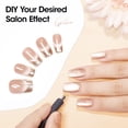 thumbnail image 6 of Gellen Cat Eye Gel Nail Polish, 18ml Apricot Color Gel Polish Set with Magnet Stick, Soak Off Mirror Glitter Magnetic UV Nail Gel for Salon Nail Art, 6 of 9