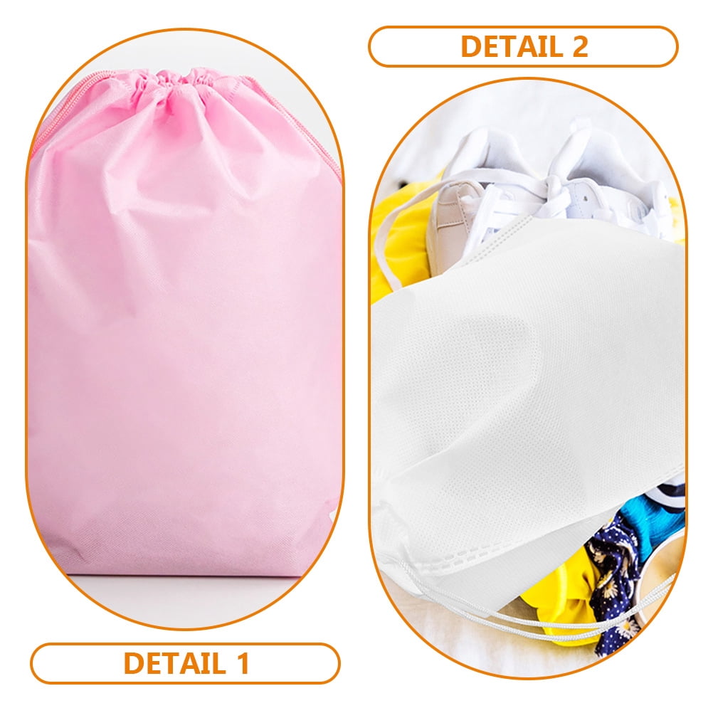 RENACLIPY Fabric Drawstring Shoe Bags for Travel, Storage, and Home Organization
