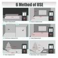 thumbnail image 6 of Distance Meter Roulette Digital Tape Ranfinder Level Bubble Metro Ran Finder Measuring Tools, 6 of 6