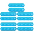 thumbnail image 1 of 100 Pcs/set Housse de Casque Jetable pour Gaming Café Bandeau Non Tissé Anti-Poussière Résistant à la Transpiration, Bleu, 1 of 5