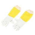 thumbnail image 3 of Guantes de apicultura Jadeshay para hombres y mujeres XL Amarillo y blanco, 3 of 8