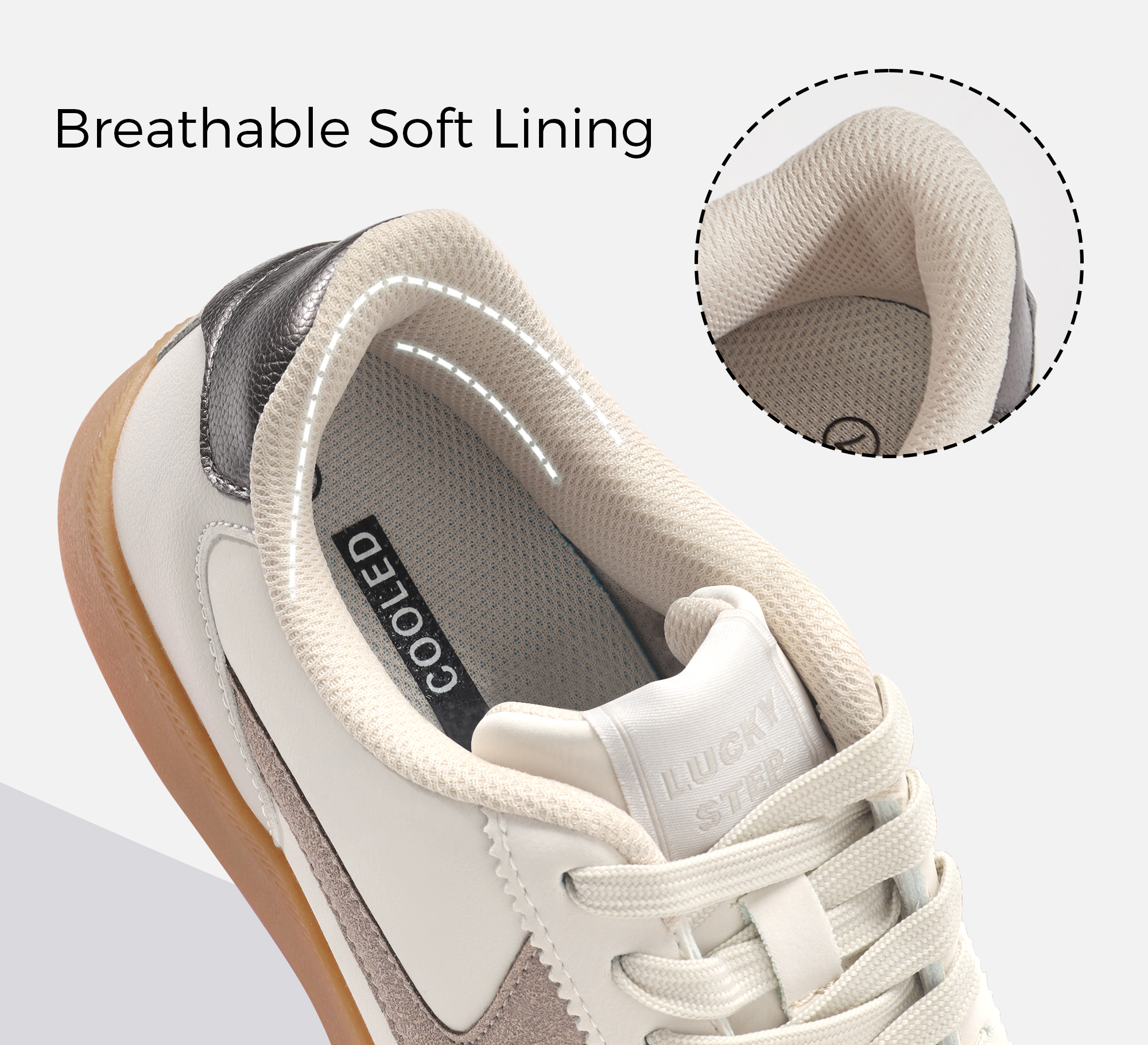Lucky Step Women's Classic Retro Sneaker photo 4