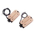 thumbnail image 2 of Placa de Hierro Humbucker de Pastilla Doble de Arce de 2 Piezas para Amantes de La Guitarra Sunnimix Pastilla de cabeza de guitarra, 2 of 8