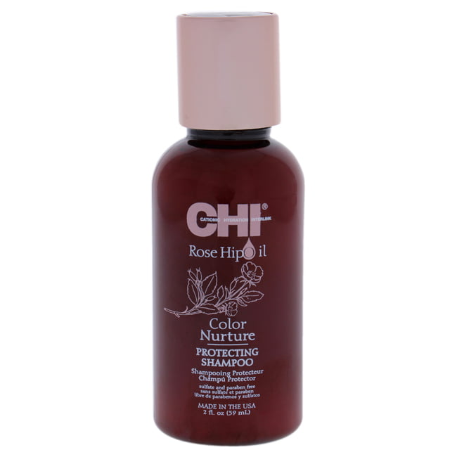Rose Oil Color Nurture Protecting Shampoo by CHI for Unisex - 2 oz Shampoo Walmart.com