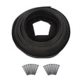 thumbnail image 1 of Borde de jardín Borde de jardín Valla de borde de jardín, Instalación sencilla, Accesorio, Borde de césped Borde de paisaje para exteriores Negro 5cmx5cm, 1 of 8