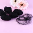 thumbnail image 5 of 100pcs Hair Nets Invisible Elastic Edge Mesh (Black), 5 of 6