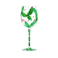 thumbnail image 2 of Colorful Painted Christmas Wine Glass 9in Festive Stemware Art Goblet with Gift Box for Holiday Party Table Decor, 2 of 6