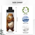 thumbnail image 3 of Goofa Cartoon Cheetah With Attitude Print 18oz Sports Insulated Kettle With Straw Water Bottle Sports Water Bottle For Running Hiking Cycling Climbing Mans Womans, 3 of 7