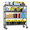 Black, variant on IZEUK 4-Tier Rust-Resistant Metal Storage Rack, Outdoor Heavy Duty Wire Shelving with Corrosion-Proof Coating for Mushroom, 47.24"W x 17.7"D x 59"H, Grey