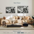 thumbnail image 4 of Elephant Stock Monochrome Propeller Plane Wall Art - Horizontal Canvas Wall Art - Living Room Wall Decor - Transportation Canvas - Gray And Silver Decor - 45" x 30", 4 of 8