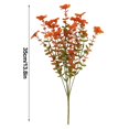 thumbnail image 2 of Deals!aoksee Fall Decorations, Outdoor Simulation Of Green Plants Artificial Colors Bouquet Home Decoration Props Landscaping Plastic Plants 16PC, Fall Thanksgiving Table Decor, 2 of 4