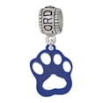 thumbnail image 1 of Delight Jewelry Acrylic Small Paw Blue Lord Guide Me Charm Bead, 1 of 4